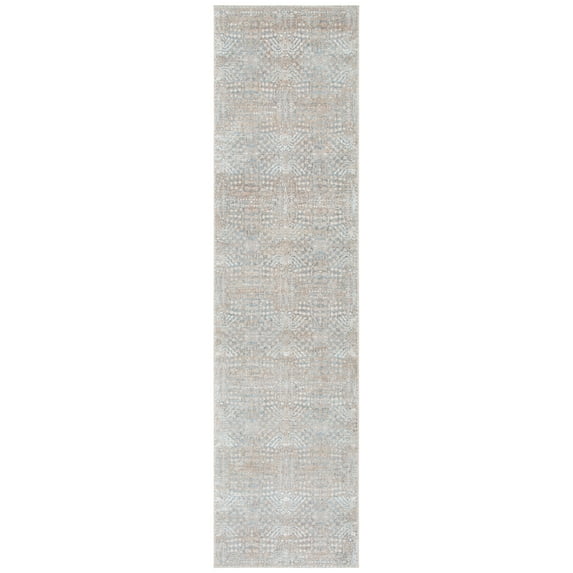 SAFAVIEH Webster Elnora Abstract Runner Rug, Grey/Beige, 2'6" x 10'