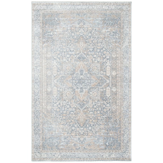 SAFAVIEH Webster Molly Abstract Area Rug, Grey/Beige, 9' x 12'
