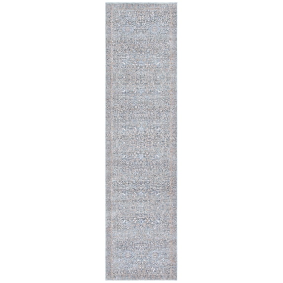 SAFAVIEH Webster Natasha Abstract Runner Rug, Grey/Beige, 2'6" x 10'