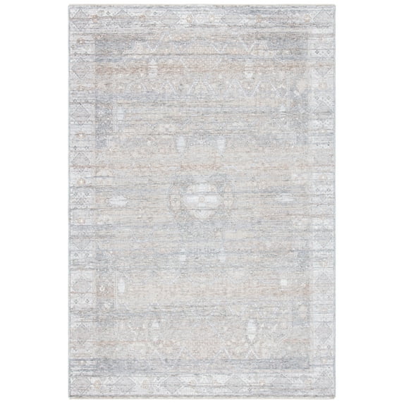 SAFAVIEH Webster Tomas Abstract Area Rug, Grey/Beige, 4' x 6'