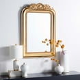 thumbnail image 1 of SAFAVIEH Wenda 24 in. x 36 in. Rectangle Mirror, Antique Gold, 1 of 5