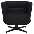 thumbnail image 1 of SAFAVIEH Wexler Tufted Accent Chairs, Black/Black (27.2 in. W x 27.6 in. D x 26.8 in. H), 1 of 12