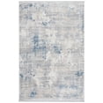 thumbnail image 1 of SAFAVIEH Whisper Bryon Abstract Area Rug, Grey/Blue Ivory, 4' x 6', 1 of 8