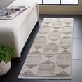 thumbnail image 1 of SAFAVIEH Whisper Darrell Geometric Runner Rug, Beige/Ivory, 2' x 6', 1 of 10
