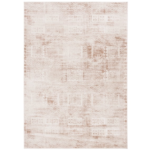SAFAVIEH Whisper Wendell Abstract Area Rug, Beige/Light Beige, 8' x 10'