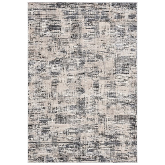 SAFAVIEH Whisper William Abstract Area Rug, Grey/Light Grey, 9' x 12'