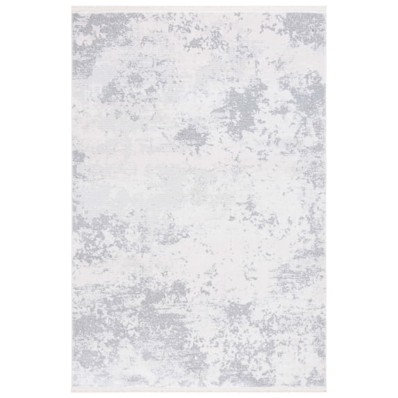 SAFAVIEH Whisper Zeke Camo Area Rug, Ivory/Grey, 4' x 6'