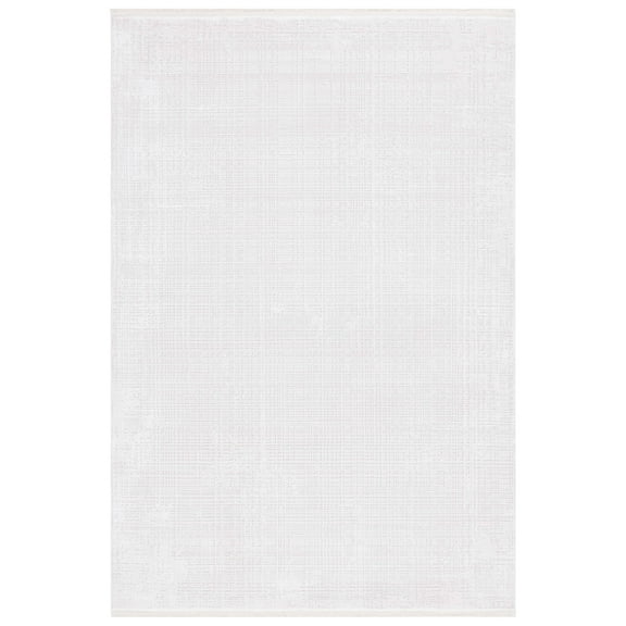 SAFAVIEH Whisper Zlata Solid Area Rug, Ivory/Ivory, 8' x 10'