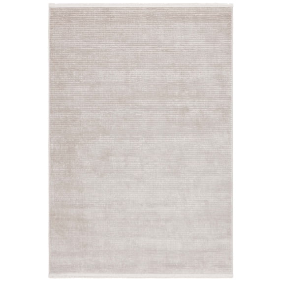 SAFAVIEH Whisper Zoe Solid Area Rug, Beige/Ivory, 4' x 6'