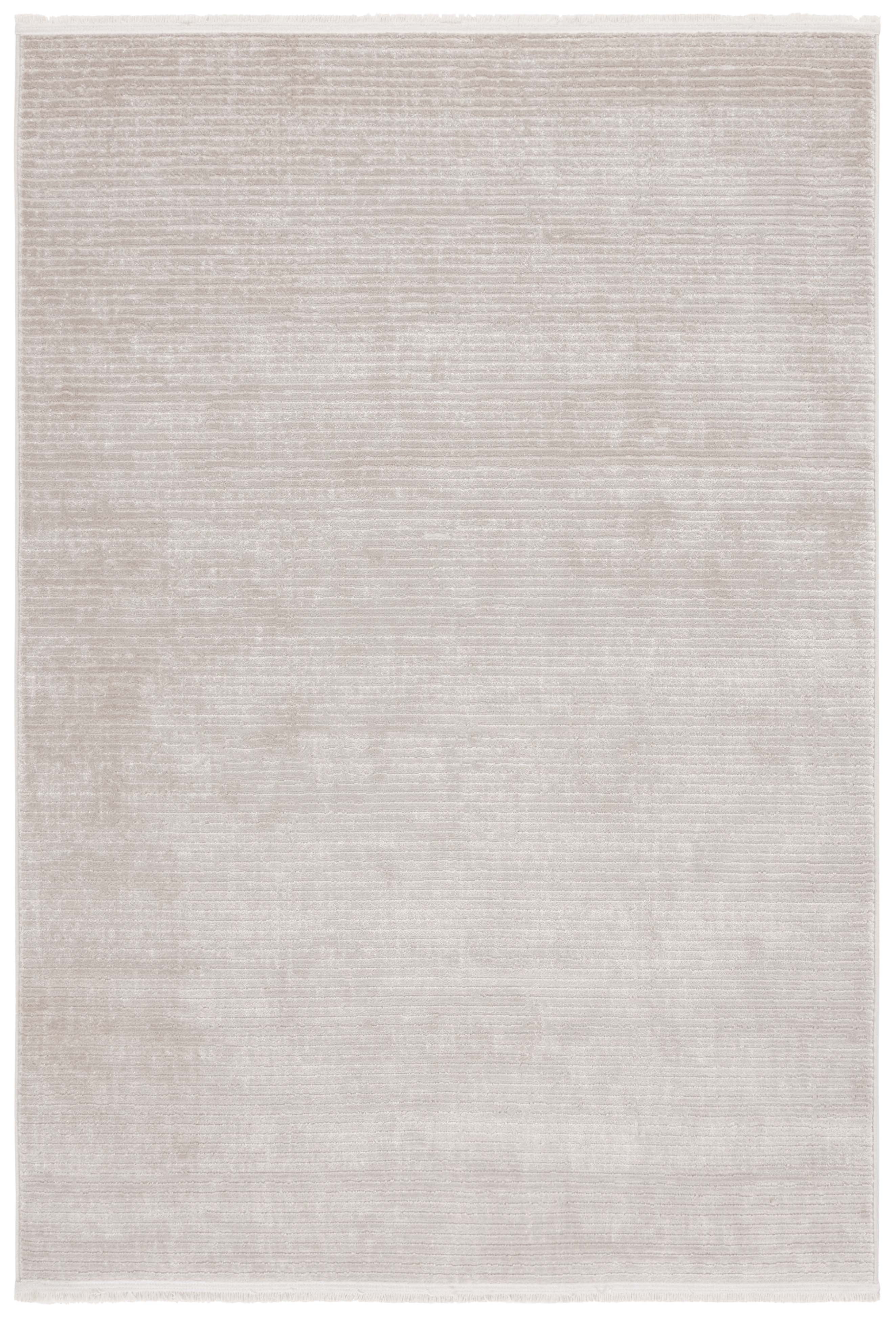 SAFAVIEH Whisper Zoe Solid Area Rug, Beige/Ivory, 8' x 10'