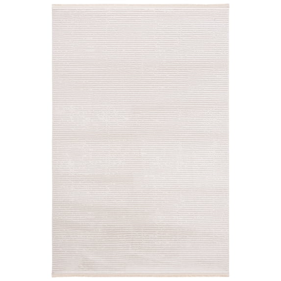 SAFAVIEH Whisper Zoe Solid Area Rug, Ivory, 10' x 14'