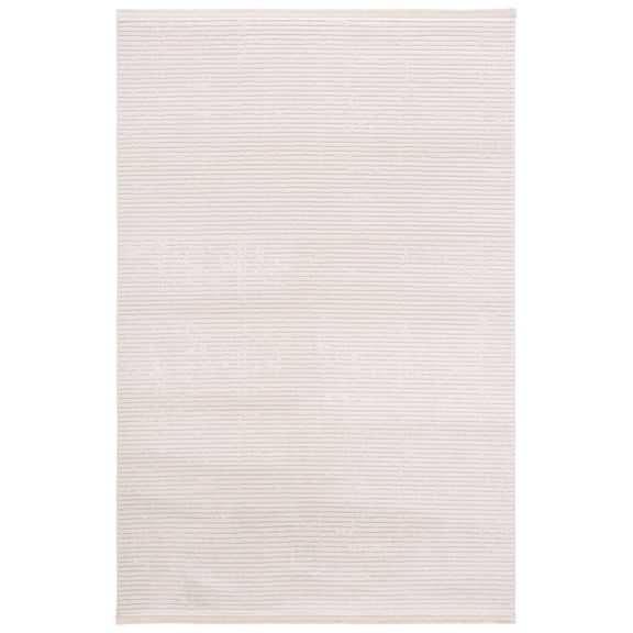SAFAVIEH Whisper Zoe Solid Area Rug, Ivory, 10' x 14'