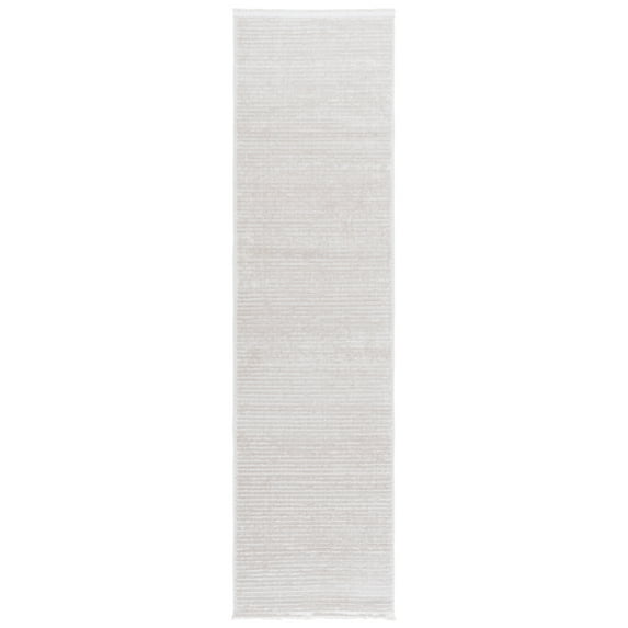 SAFAVIEH Whisper Zoe Solid Runner Rug, Beige/Ivory, 2'2" x 8'