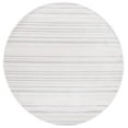thumbnail image 1 of SAFAVIEH Whisper Zyana Stripe Area Rug, Light Grey/Ivory, 6'7" x 6'7" Round, 1 of 8