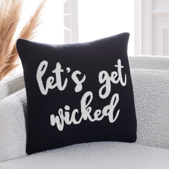 SAFAVIEH Wicked Pillow Black