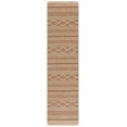 thumbnail image 1 of SAFAVIEH Wicker Juan Geometric Indoor/Outdoor Runner Rug, Natural/Brown, 2'2" x 8', 1 of 12