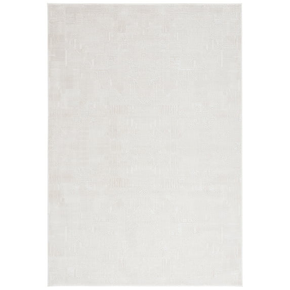 SAFAVIEH Wilcox Allycia Geometric Area Rug, Ivory, 6'7" x 8'7"
