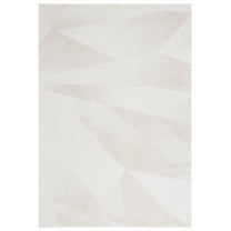 SAFAVIEH Wilcox Jemima Geometric Area Rug, Ivory/Beige, 6'7" x 8'7"