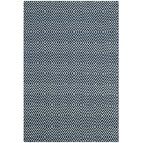 SAFAVIEH Wilton Donella Geometric Area Rug, Navy/Ivory, 4' x 6'