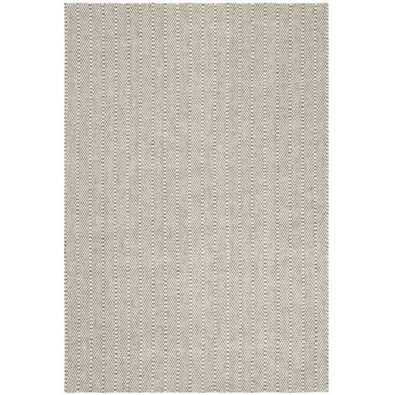 SAFAVIEH Wilton Hermite Striped Area Rug, Grey/Ivory, 4' x 6'