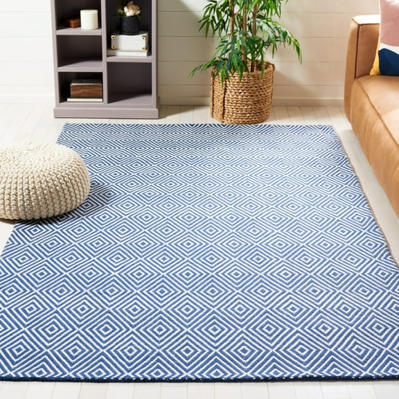 SAFAVIEH Wilton WIL715B Hand-hooked Light Blue /Ivory Rug