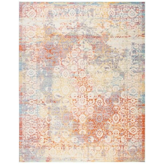SAFAVIEH Windsor Danika Oriental Area Rug, Cream/Purple, 9' x 13'