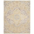 thumbnail image 1 of SAFAVIEH Windsor Daquan Traditional Area Rug, Light Grey/Lime, 9' x 13', 1 of 6