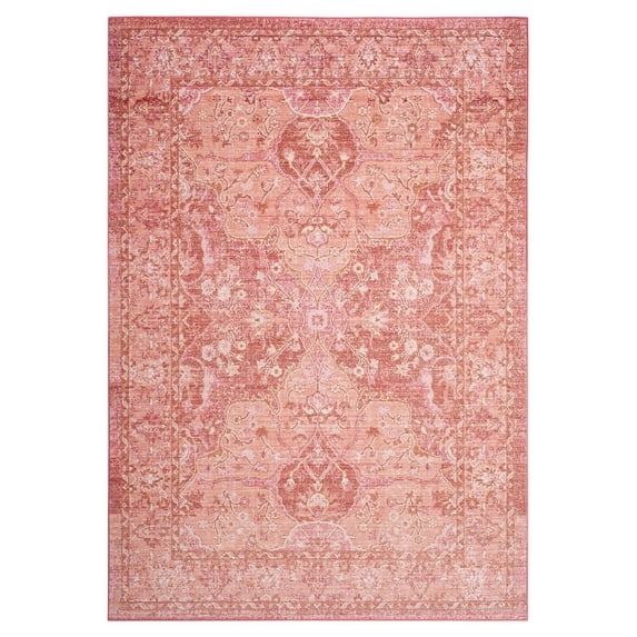 SAFAVIEH Windsor Malvina Traditional Area Rug, Rose/Red, 4' x 6'
