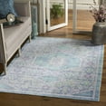 thumbnail image 1 of SAFAVIEH Windsor Vana Transitional Area Rug, Spa/Fuchsia, 5' x 7', 1 of 6