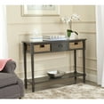 thumbnail image 1 of SAFAVIEH Winifred Wicker Console Table With Storage Grey, 1 of 7