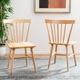 thumbnail image 1 of SAFAVIEH Winona Spindle Back Dining Chair, Natural, Set of 2, 1 of 13