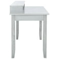 thumbnail image 1 of SAFAVIEH Winsone Solid Writing Desk w/ 2 Drawers, Dark Grey, 1 of 14