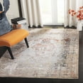 thumbnail image 1 of SAFAVIEH Winston Karena Abstract Overdyed Polyester Area Rug, Grey/Rust, 8' x 10', 1 of 7