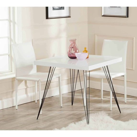 SAFAVIEH Wolcott Retro Mid-Century Lacquer Accent Table, White