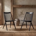 thumbnail image 1 of SAFAVIEH Wren Spindle Dining Chair, Dark Grey, Set of 2 (21 in. W x 21.9 in. D x 33.7 in. H), 1 of 22