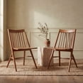 thumbnail image 1 of SAFAVIEH Wren Spindle Dining Chair, Walnut, Set of 2 (21 in. W x 21.9 in. D x 33.7 in. H), 1 of 21