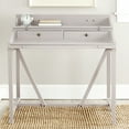thumbnail image 1 of SAFAVIEH Wyatt Industrial Rustic Writing Desk w/ Pull Out, Quartz Grey, 1 of 6