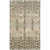 SAFAVIEH Wyndham Ainsley Abstract Floral Wool Area Rug, Natural/Multi, 2'6" x 4'