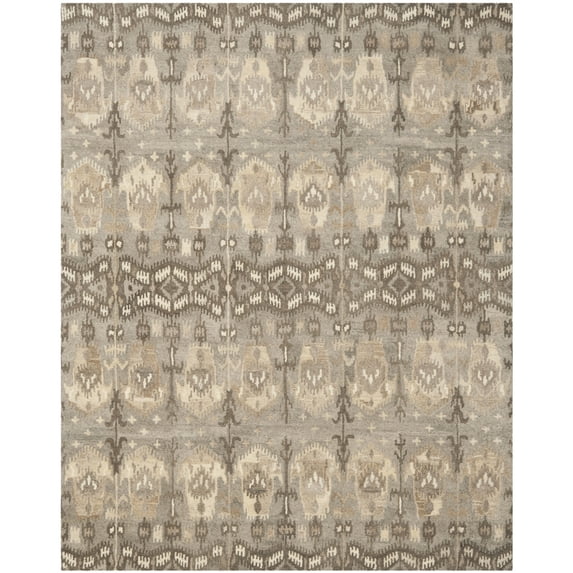 SAFAVIEH Wyndham Ainsley Floral Wool Area Rug, Natural/Multi, 9' x 12'