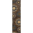 thumbnail image 1 of SAFAVIEH Wyndham Brendanus Floral Runner Rug, Eggplant/Multi, 2'3" x 9', 1 of 11