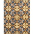 thumbnail image 1 of SAFAVIEH Wyndham Carrissa Floral Wool Area Rug, Blue/Gold, 2'6" x 4', 1 of 8