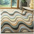 thumbnail image 1 of SAFAVIEH Wyndham Cole Abstract Geometric Wool Area Rug, Multi, 7' x 7' Square, 1 of 7