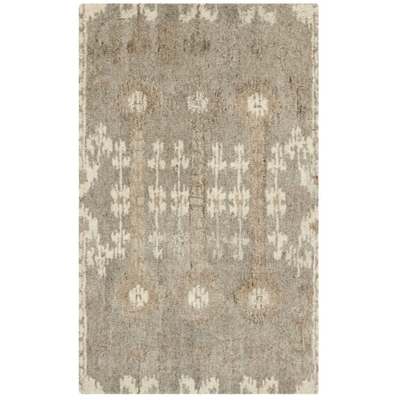 SAFAVIEH Wyndham Deborah Geometric Wool Area Rug, Natural/Multi, 2' x 3'