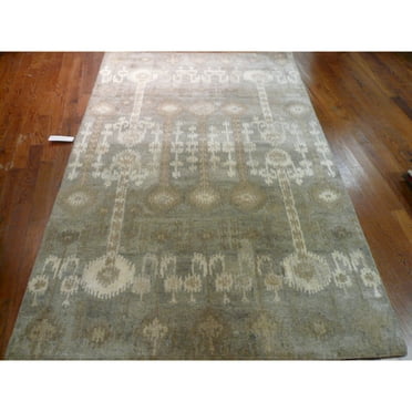 SAFAVIEH Wyndham Deborah Geometric Wool Area Rug, Natural/Multi, 8' x 10'