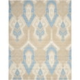 thumbnail image 1 of SAFAVIEH Wyndham Donella Geometric Wool Area Rug, Blue/Ivory, 8' x 10', 1 of 10