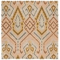 thumbnail image 1 of SAFAVIEH Wyndham Donella Abstract Wool Area Rug, Brown/Ivory, 7' x 7' Square, 1 of 8