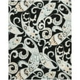 thumbnail image 1 of SAFAVIEH Wyndham Dulcibella Floral Wool Area Rug, Black/Multi, 7' x 7' Square, 1 of 10