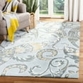 thumbnail image 1 of SAFAVIEH Wyndham Dulcibella Floral Wool Area Rug, Blue/Multi, 4' x 6', 1 of 7