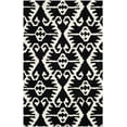 thumbnail image 1 of SAFAVIEH Wyndham Dzvonko Southwestern Wool Area Rug, Black/Ivory, 5' x 8', 1 of 8