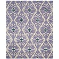 thumbnail image 1 of SAFAVIEH Wyndham Dzvonko Southwestern Wool Area Rug, Lavender/Ivory, 8'9" x 12', 1 of 8